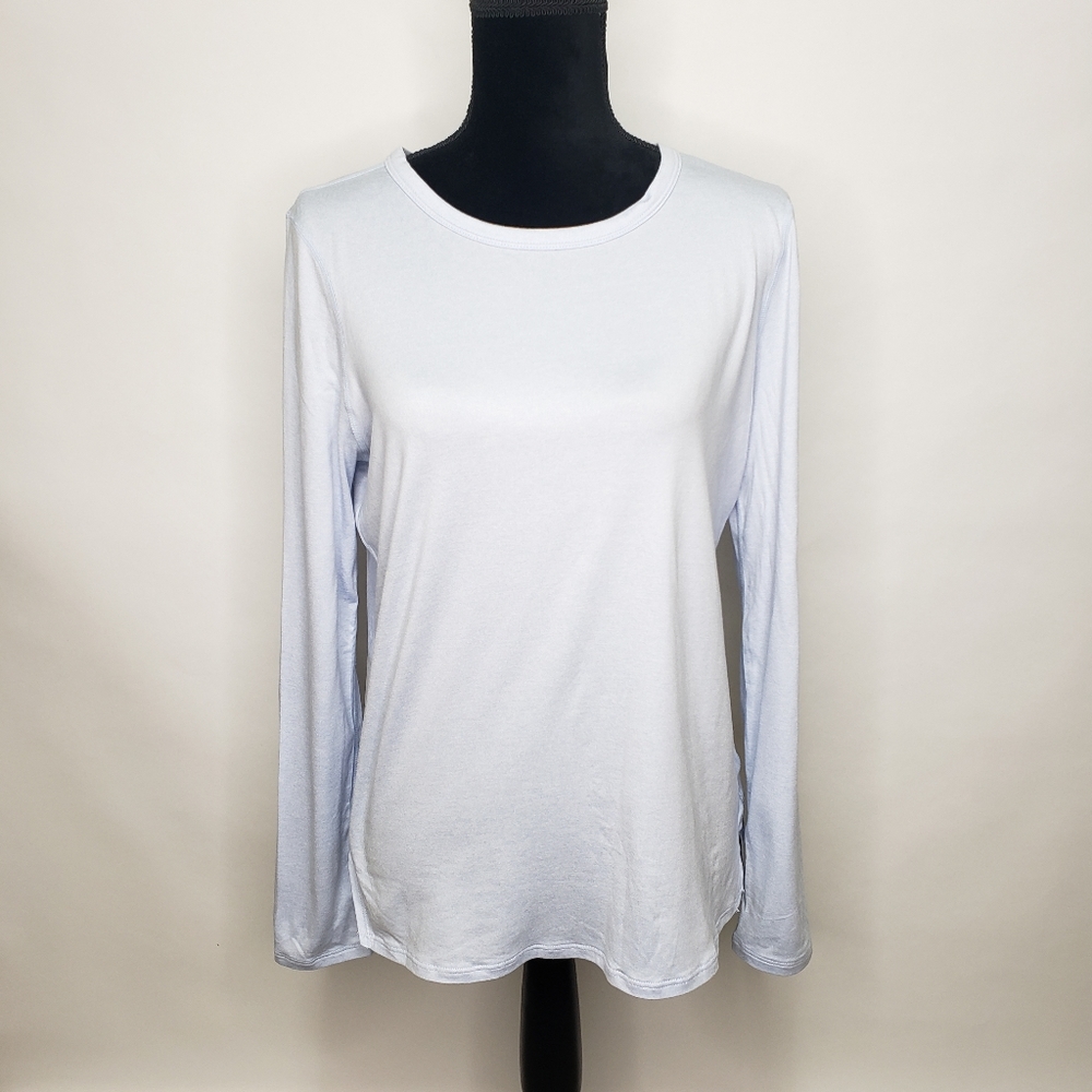 Zella soft lightweight long sleeve shirt L nwot